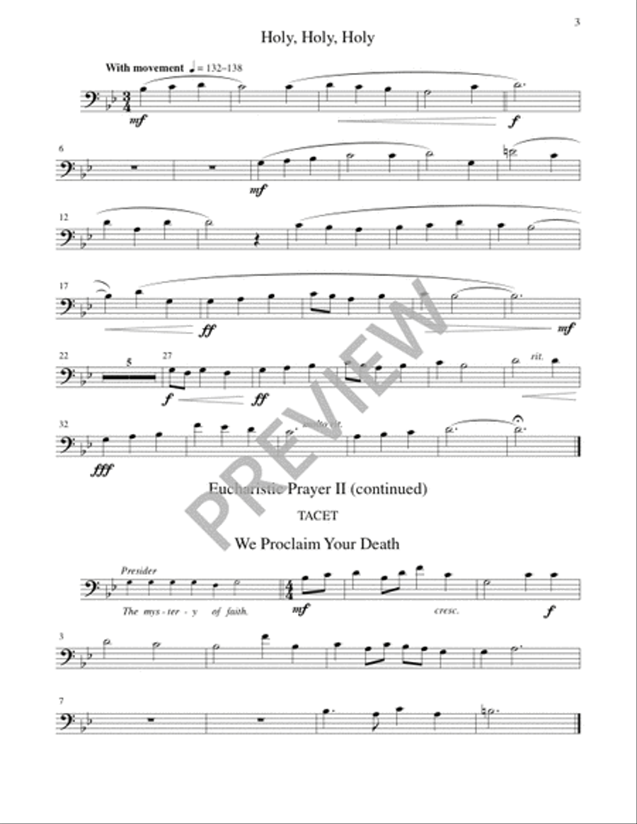 Mass of Creation - Brass and Timpani edition 3-Octaves scores gallery preview page 20