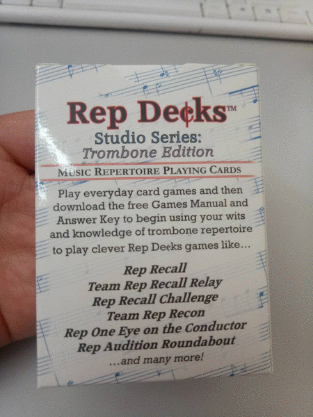 Rep Decks Studio Series: Trombone Edition
