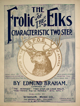 The Frolic of the Elks. Characteristic Two Step