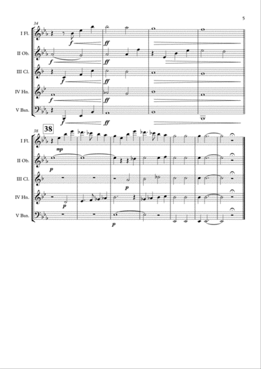 Overture Woodwind Quintet scores gallery preview page 6