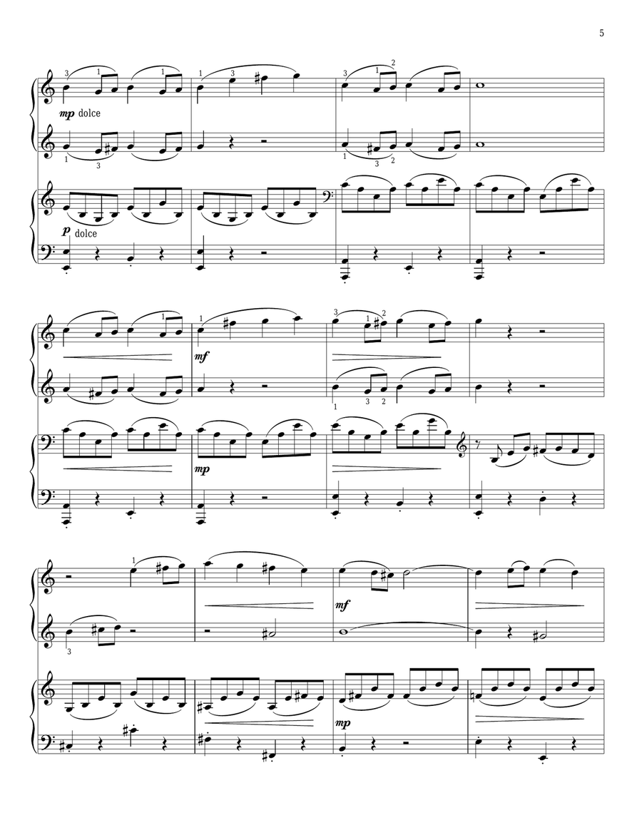 Concerto No. 1 For Piano And Strings Piano scores gallery preview page 4
