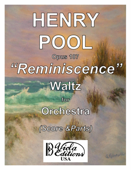 Opus 107, Reminiscence, Waltz for Orchestra (Score & Parts) image number null