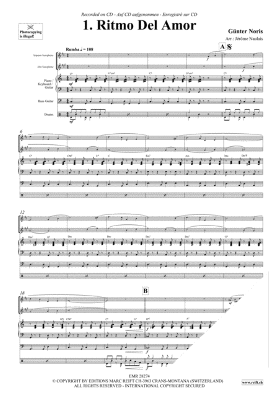 Let's Dance Volume 5 Woodwind Ensemble scores gallery preview page 3