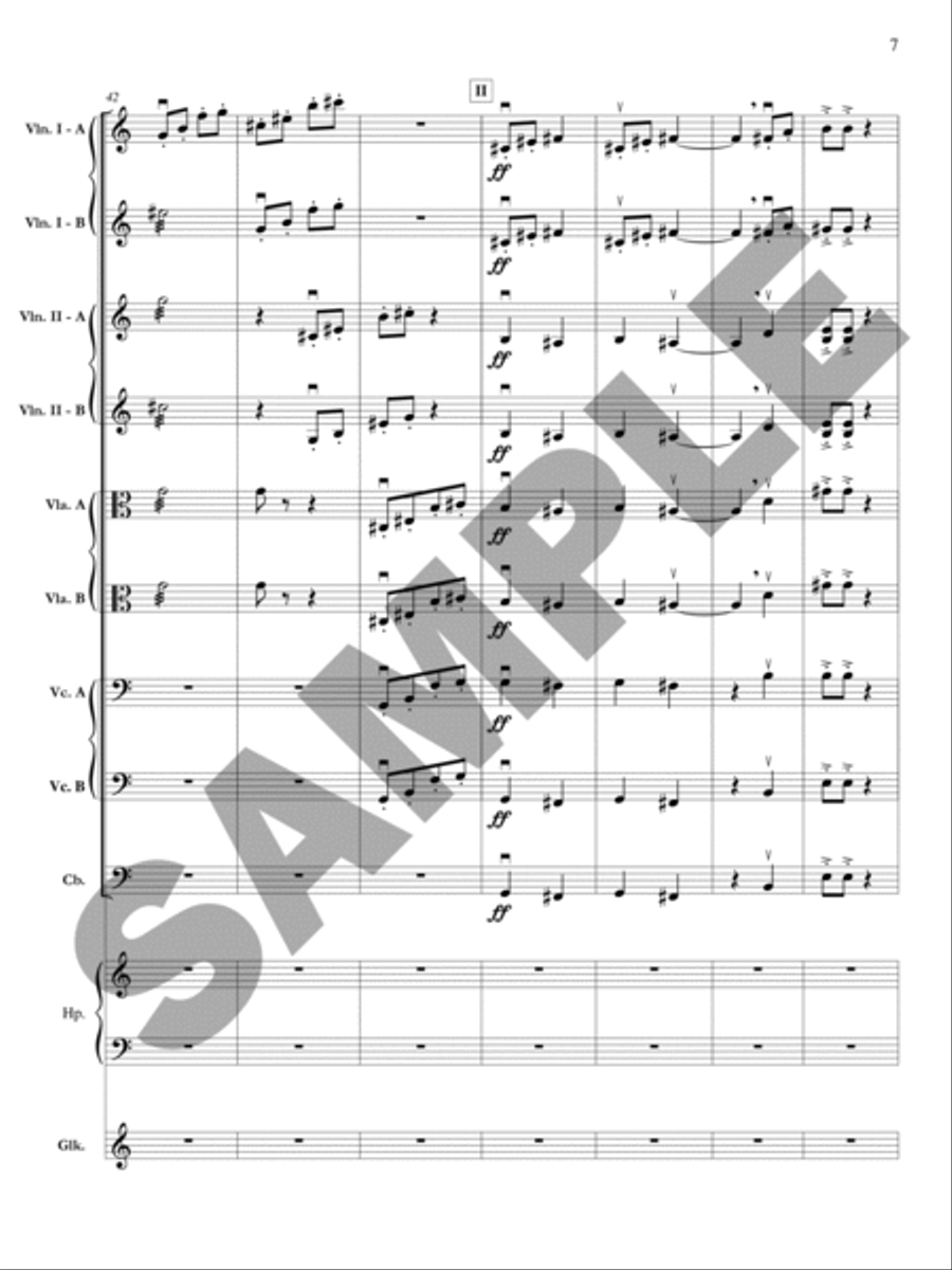 The Planets: Jupiter - Bringer of Jollity Orchestra scores gallery preview page 8