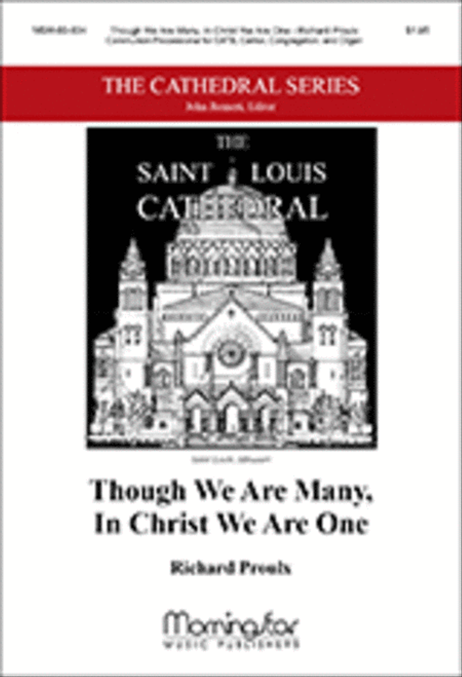 Though We Are Many, In Christ We Are One 4-Part scores gallery preview page 1