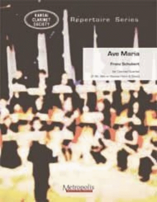 Book cover for Ave Maria for Clarinet Quartet