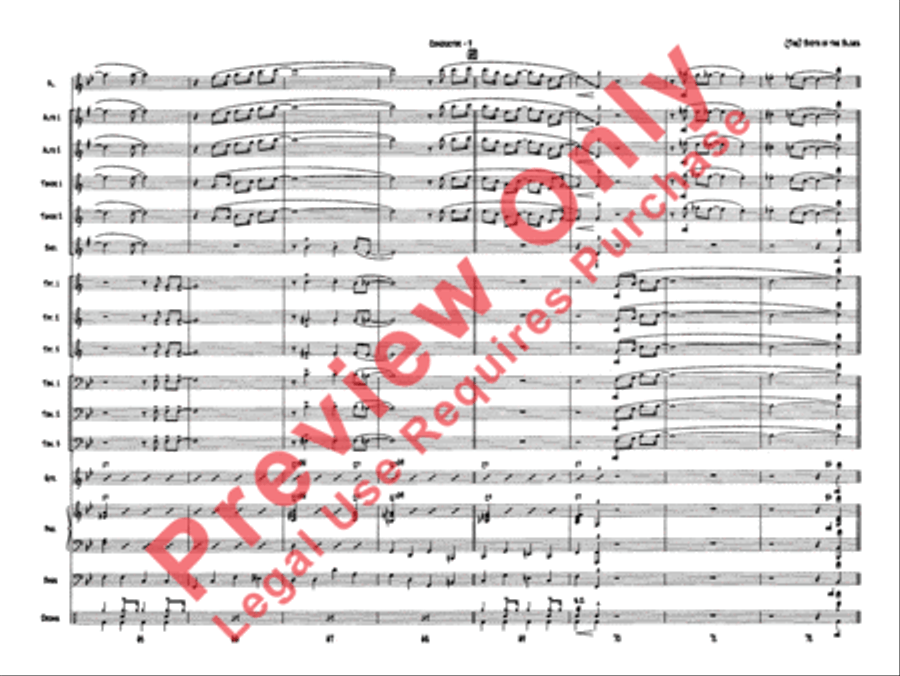 The Birth of the Blues Jazz Ensemble scores gallery preview page 12