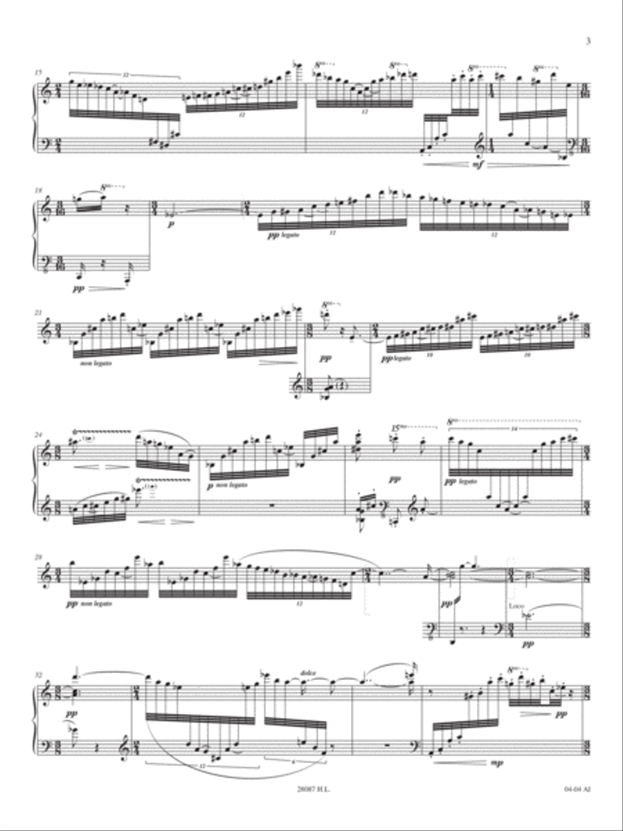 Vexierbilder II Piano Solo scores gallery preview page 3