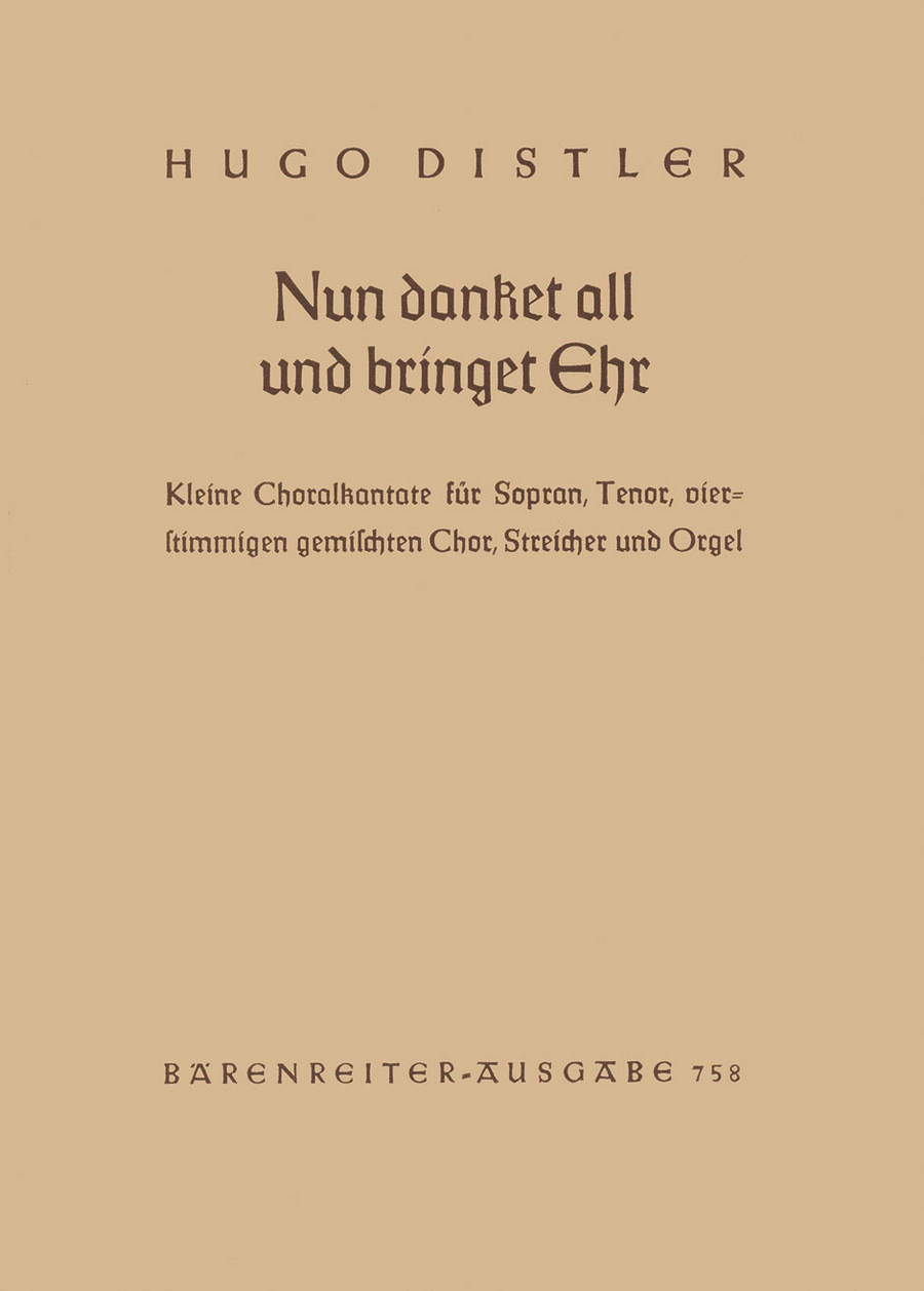 Nun danket all und bringet Ehr, Op. 11/2
