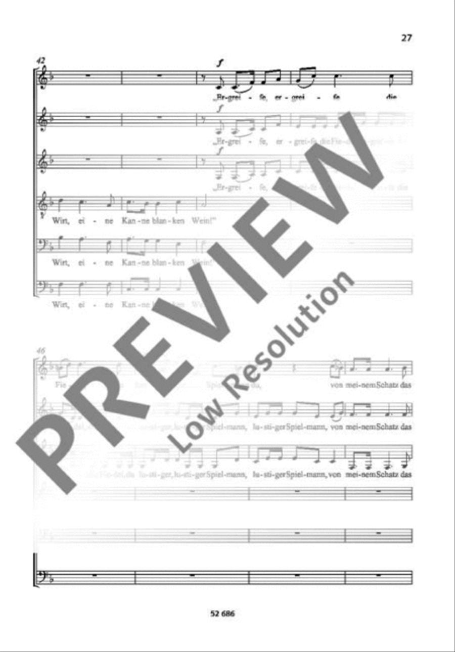 Der Mai ist gekommen Mixed Choir scores gallery preview page 6