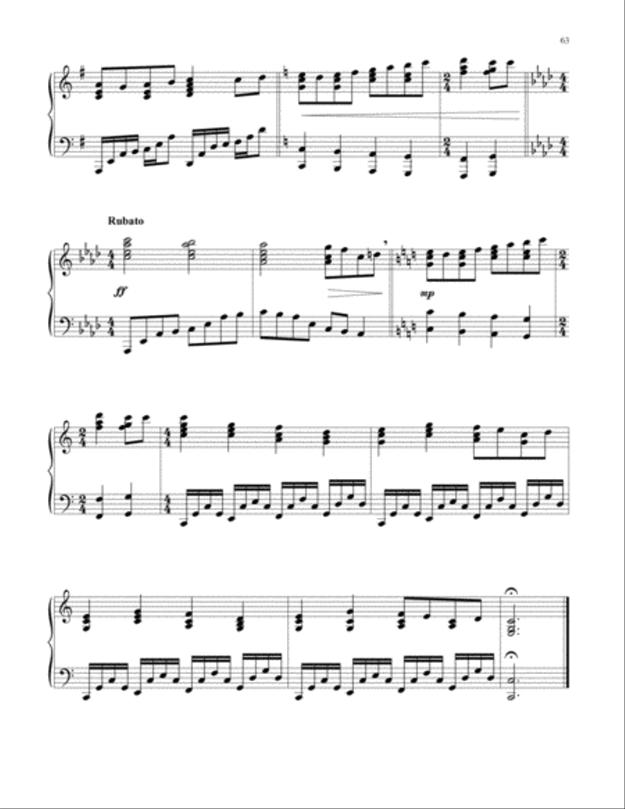 Piano Weavings Volume 2 Piano Solo scores gallery preview page 64