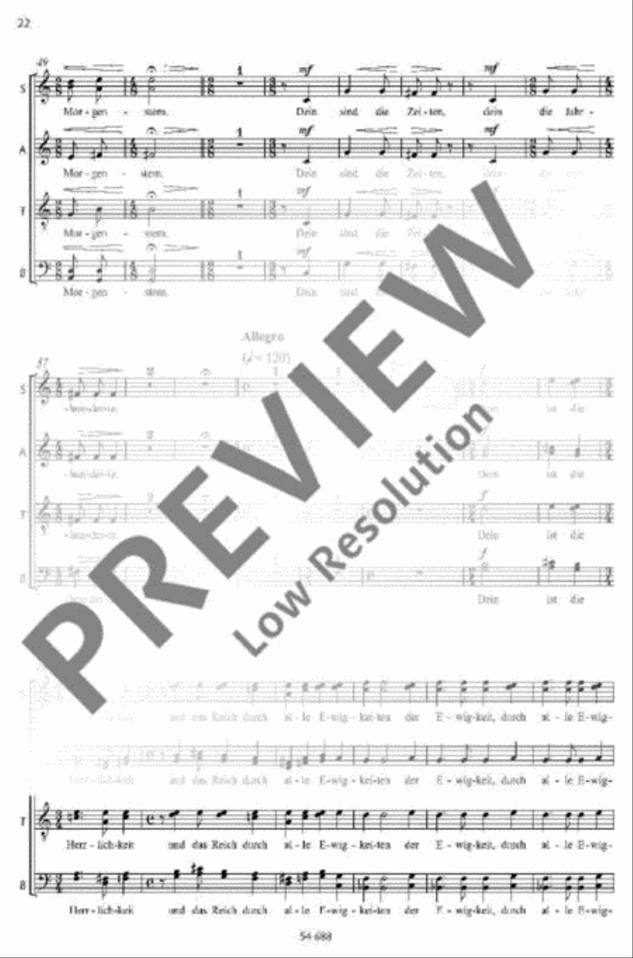 Dem König der Ewigkeit Dem König der Ewigkeit Mixed Choir scores gallery preview page 19
