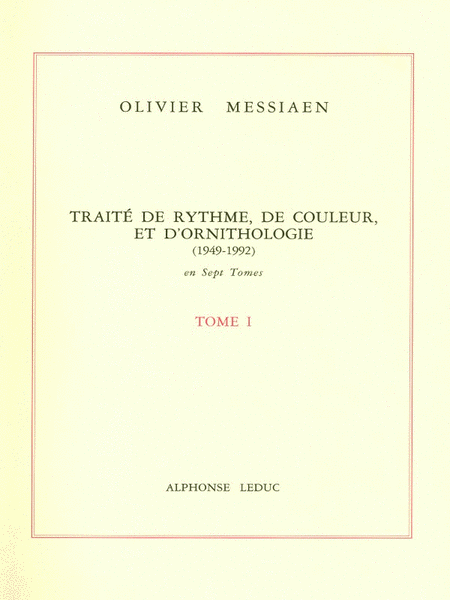 Traite De Rythme, De Couleur Et D'ornithologie Volume 2
