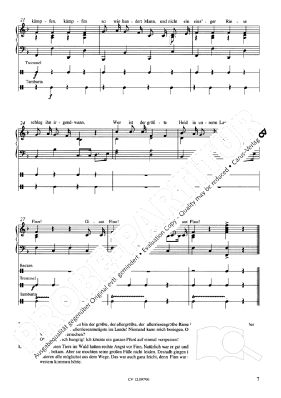 Giant Finn Unison Choir scores gallery preview page 7