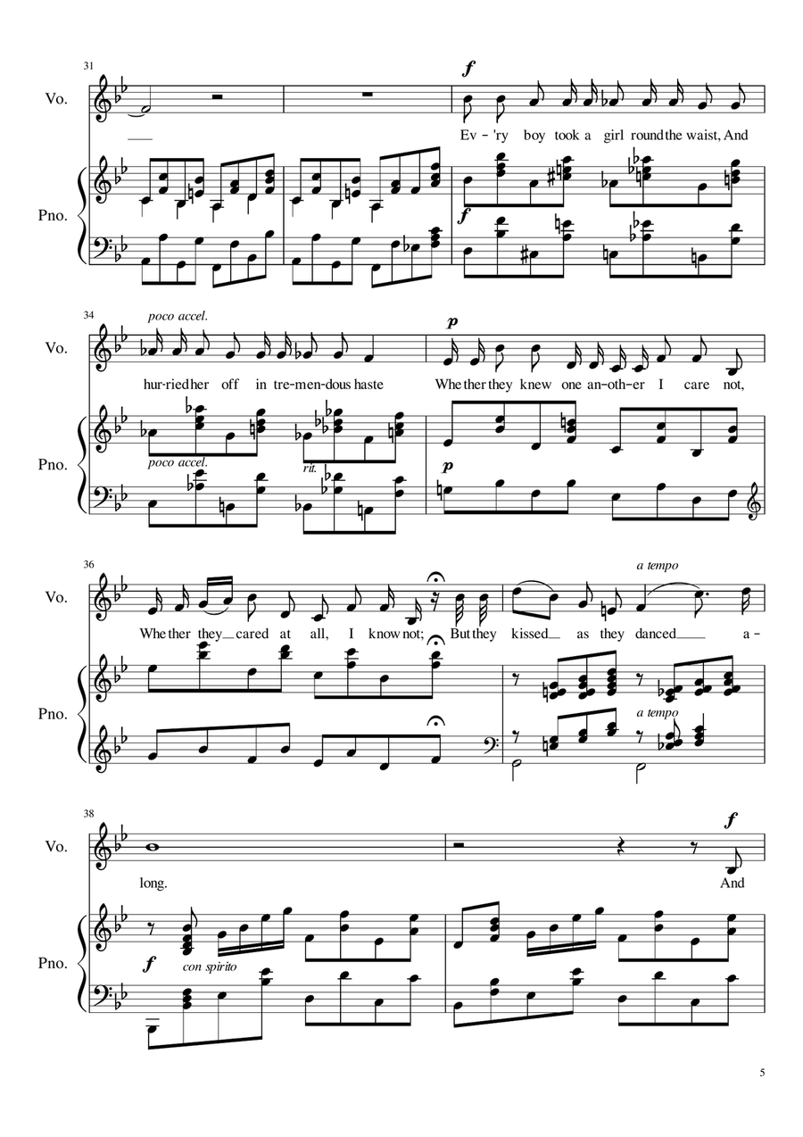 The Floral Dance - Bb Major Voice Solo scores gallery preview page 6