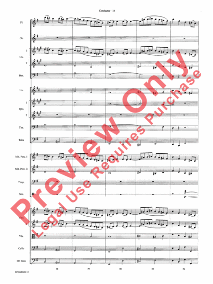 Sleepers Wake (More of the Best of Bach) Full Orchestra scores gallery preview page 16