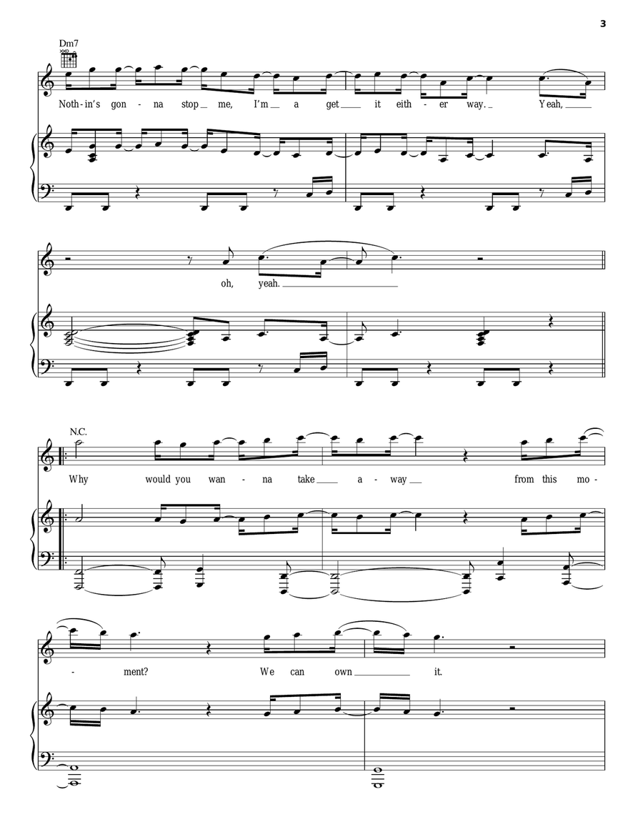 Rockin' Rockin' Piano, Vocal, Guitar scores gallery preview page 3