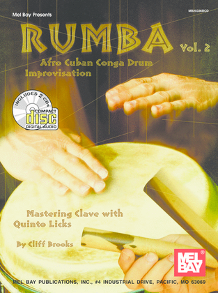 Book cover for Rumba - Afro Cuban Conga Drum Improvisation, Volume 2