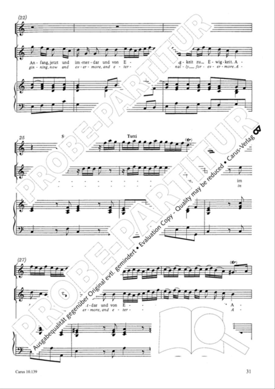 All my spirit exalts my Saviour (Meine Seele erhebt den Herren) Flute scores gallery preview page 32