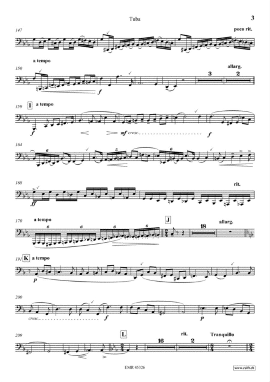 Konzert No. 1 c-moll Konzert No. 1 c-moll Tuba scores gallery preview page 4