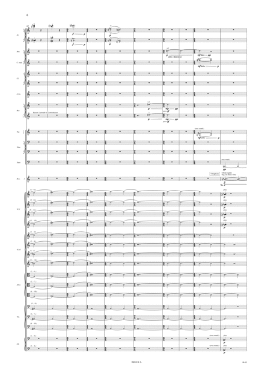 Le Cypres Blanc Orchestra scores gallery preview page 3