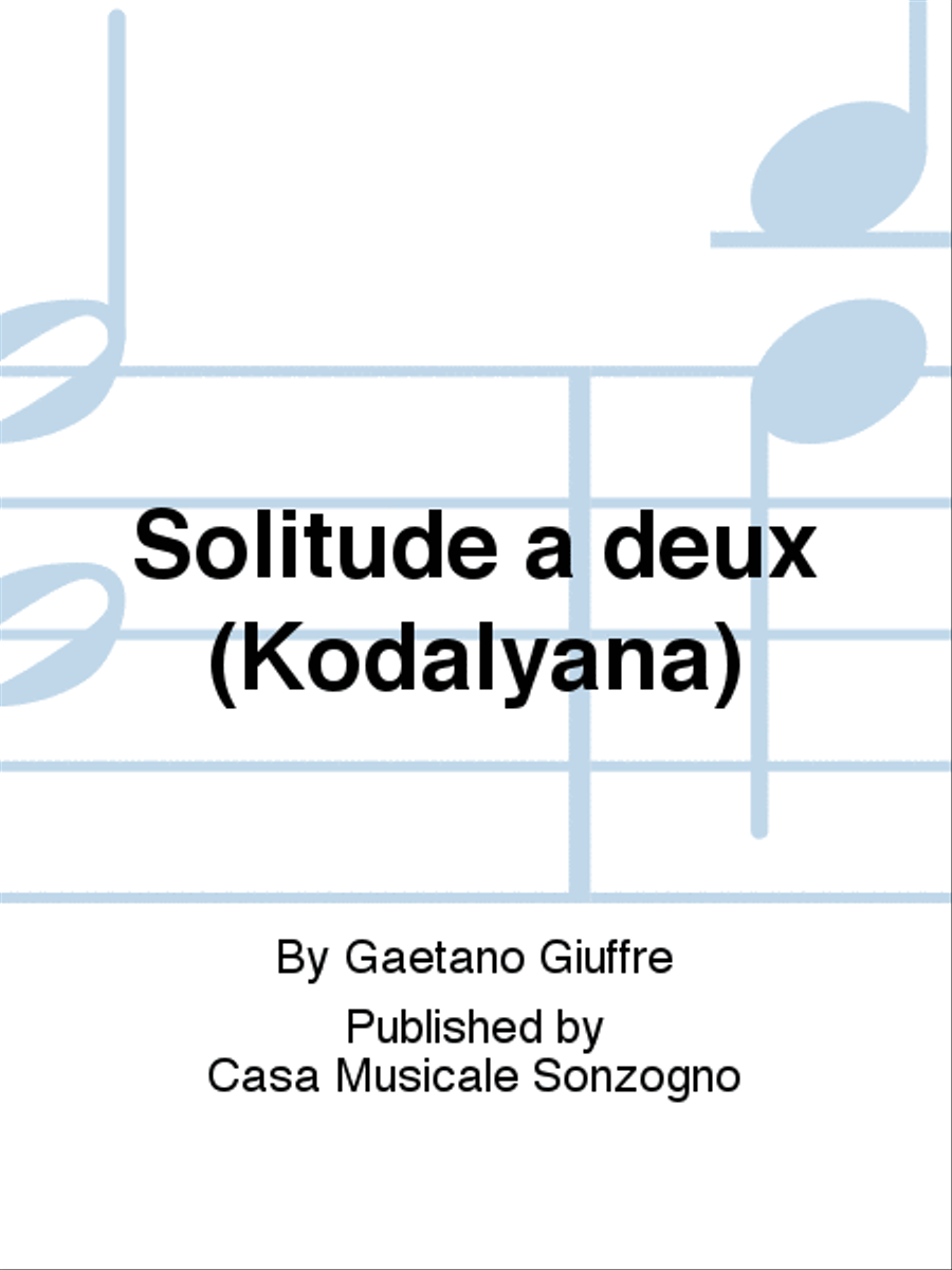 Solitude à deux (Kodalyana)