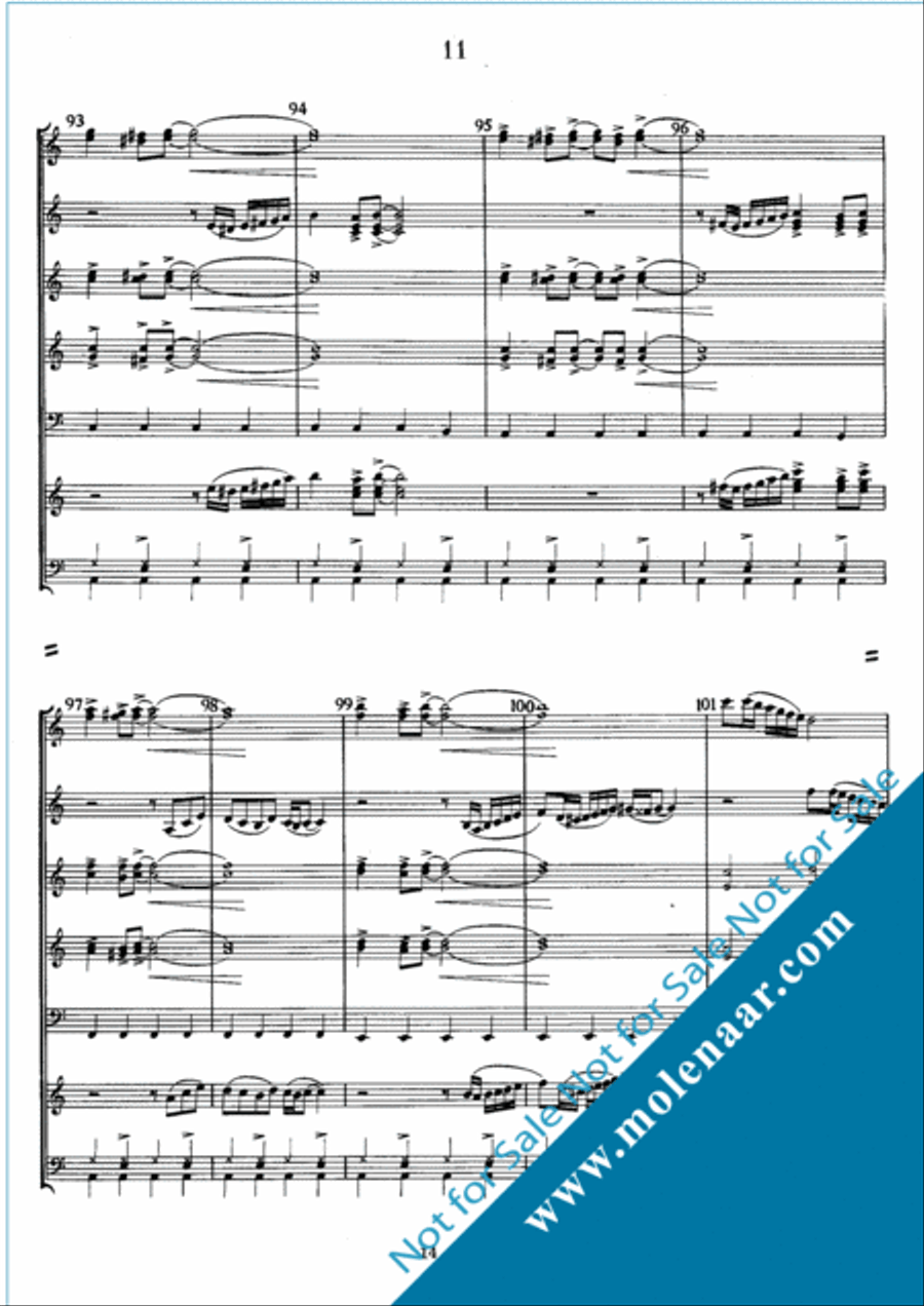 Sinfonia Alla Barocco Accordion Orchestra scores gallery preview page 15