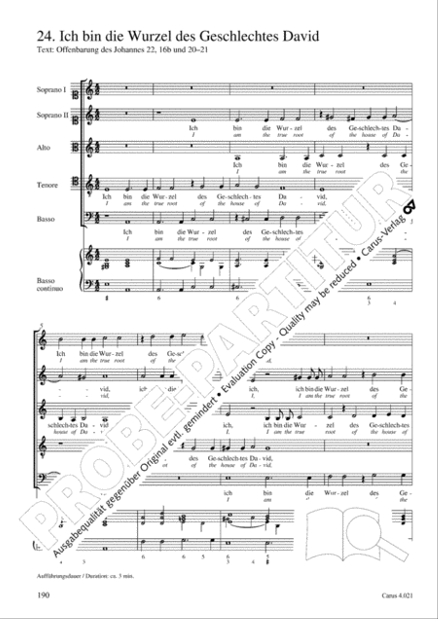Schein: Israelsbrunnlein. Fontana d'Israel. Complete edition Choir scores gallery preview page 197