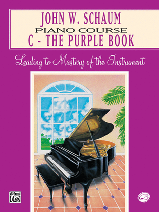 Book cover for Piano Course C The Purple Book (revised)