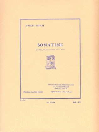 Sonatine (quintet-wind)
