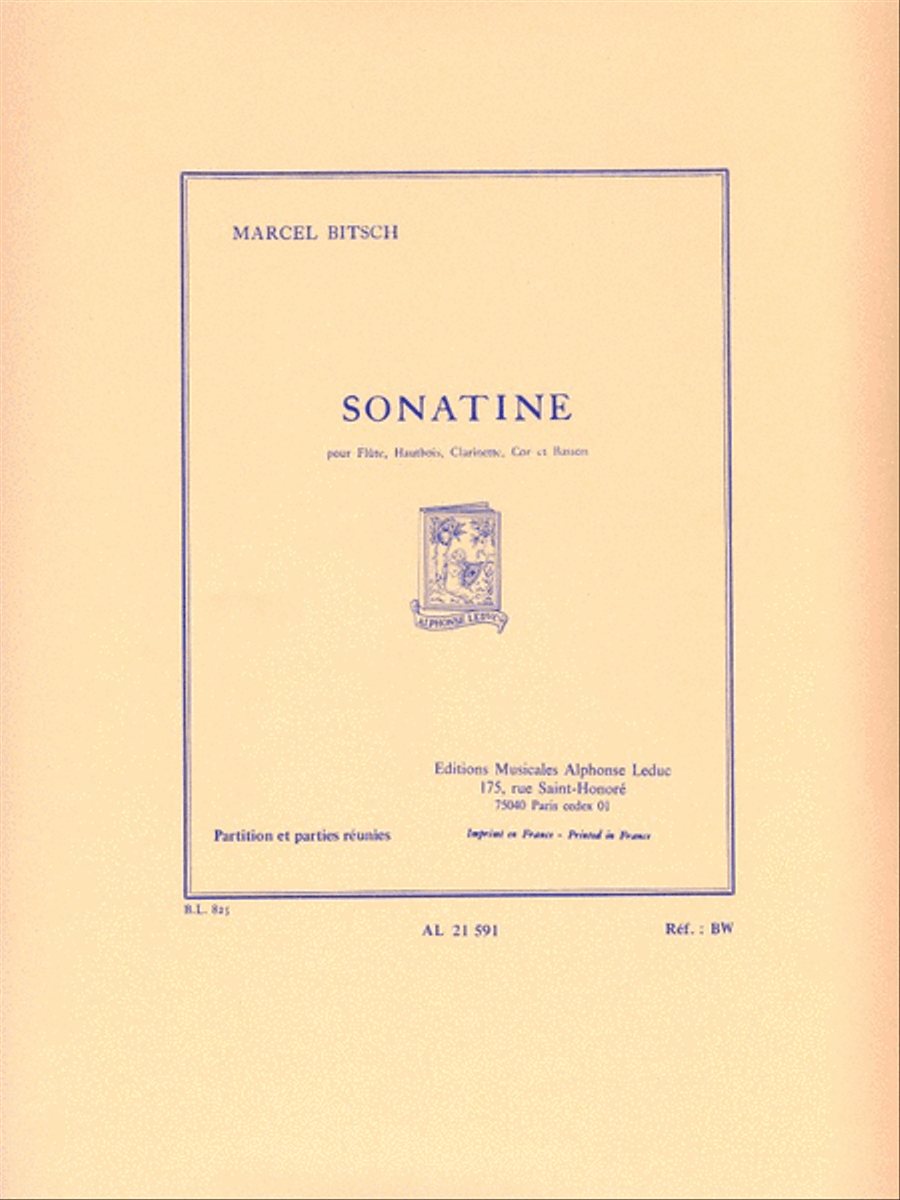 Sonatine (quintet-wind) Sonatine (quintet-wind) School and Community scores gallery preview page 1