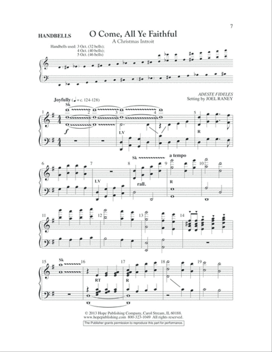 O Come, All Ye Faithful 4-Part scores gallery preview page 8