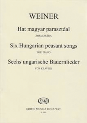 Book cover for Ungarische Bauernlieder Op. 19 Serie 1