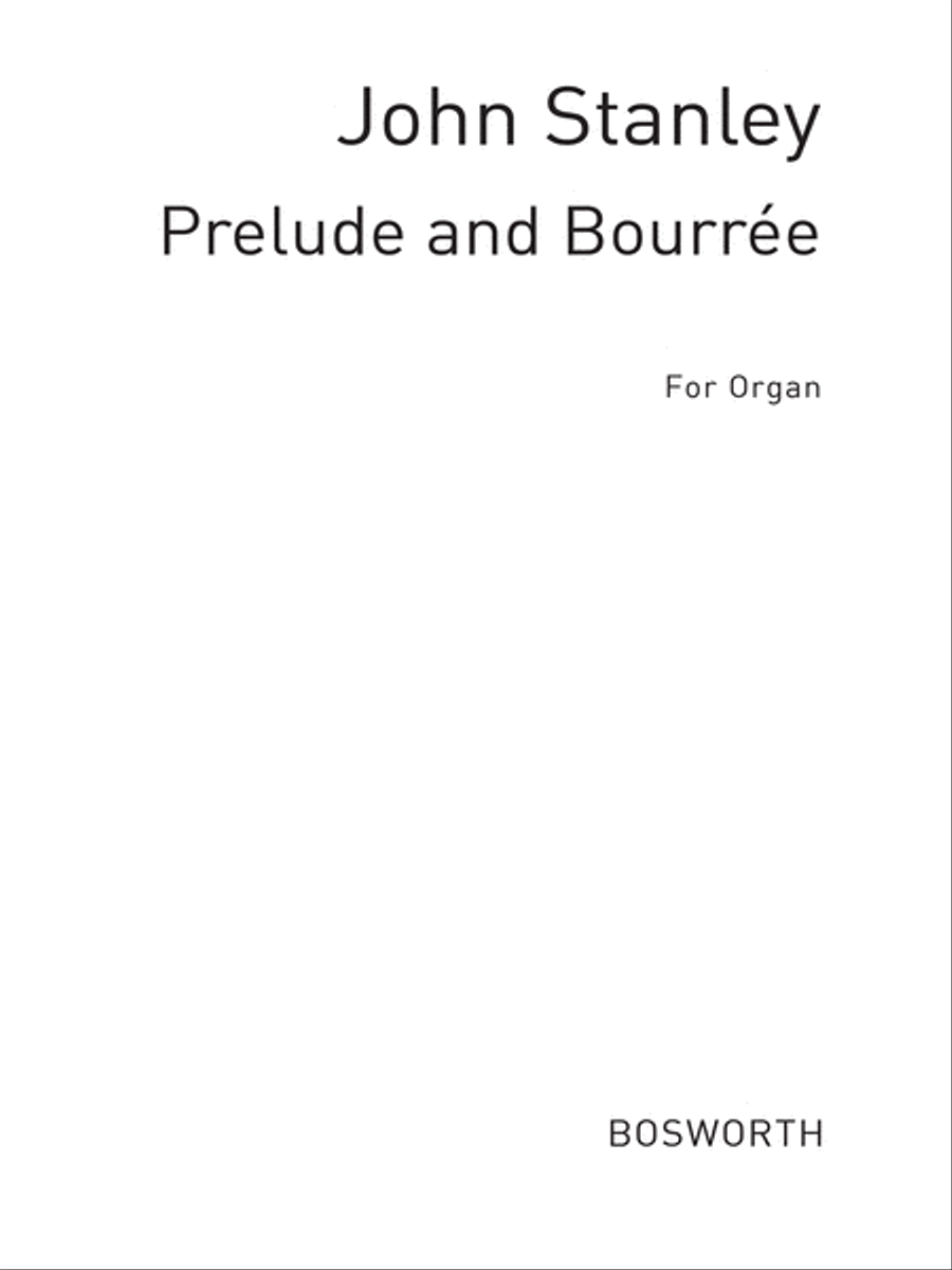 Prelude And Bourree Organ scores gallery preview page 1
