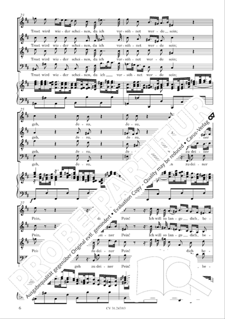 St. Mark Passion (Markus-Passion) 4-Part scores gallery preview page 7