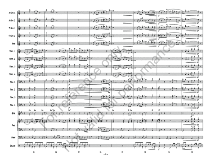 Victor's Return Victor's Return Jazz Ensemble scores gallery preview page 7