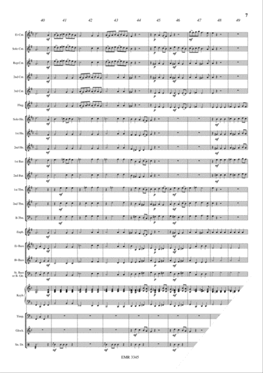 Fanfare-Rondeau Brass Band scores gallery preview page 8