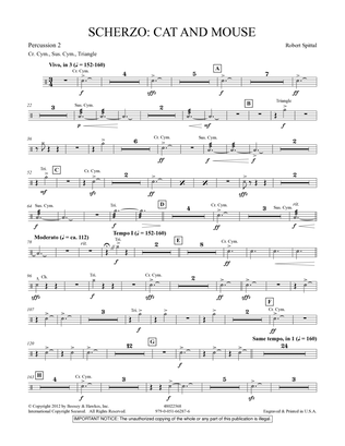 Scherzo: Cat And Mouse - Percussion 2
