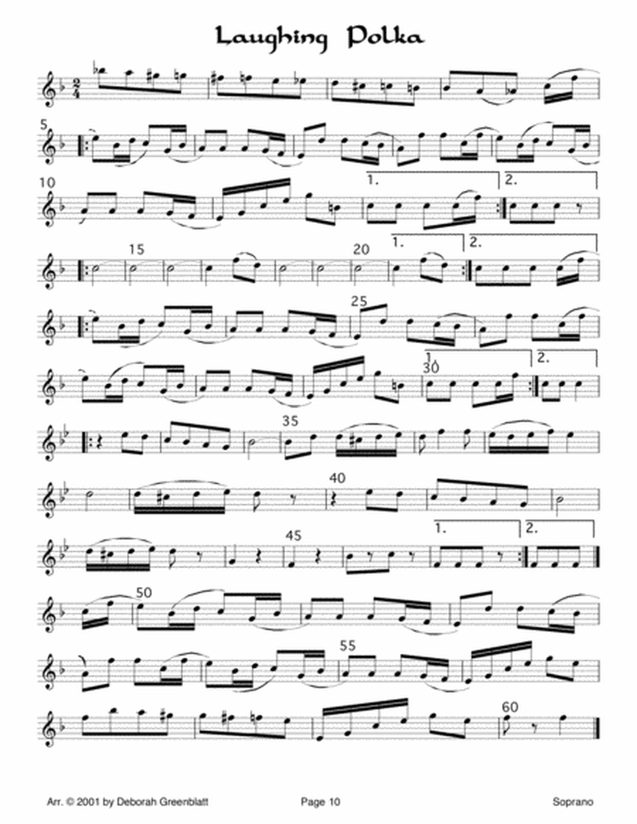 Polka Recorder Trios - Parts