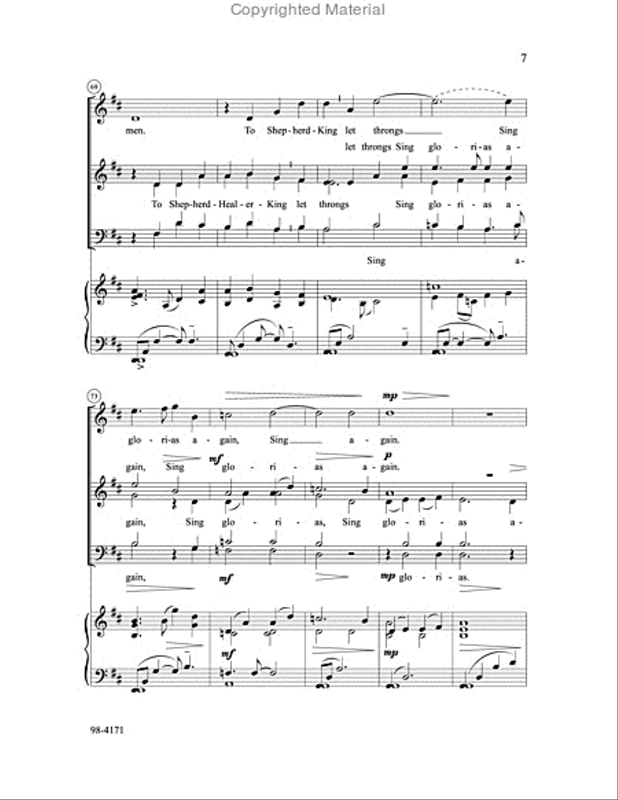 From Shepherding of Stars 4-Part scores gallery preview page 5
