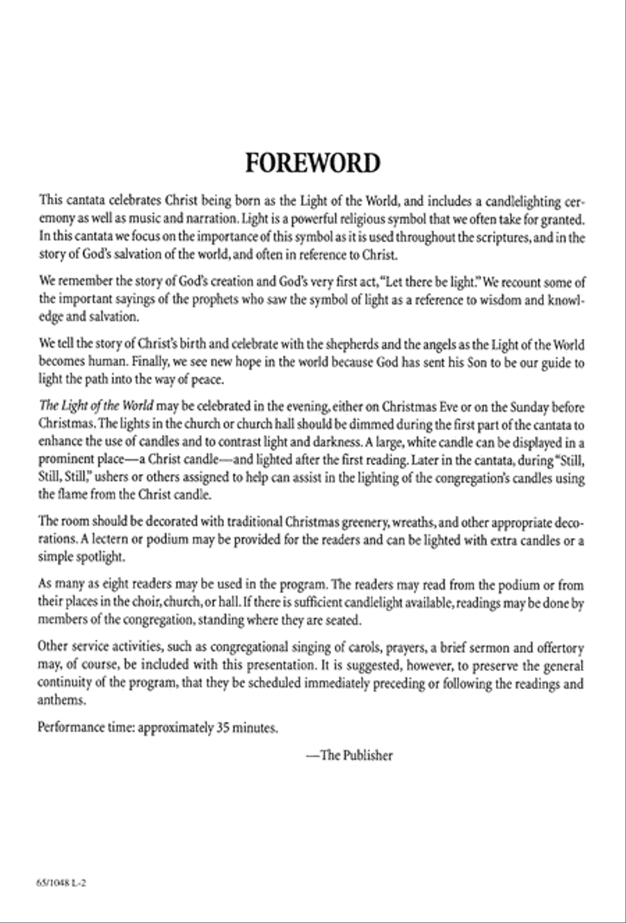 The Light of the World The Light of the World 4-Part scores gallery preview page 4
