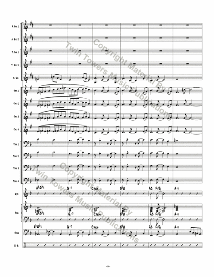 Smoothitude Smoothitude Jazz Ensemble scores gallery preview page 7