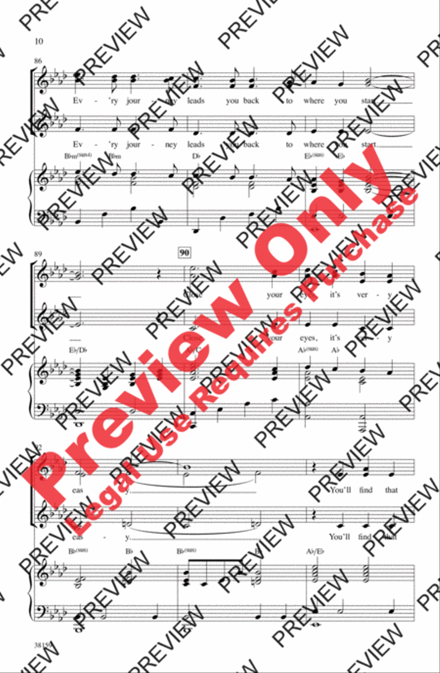 Already Home Women's Choir scores gallery preview page 10