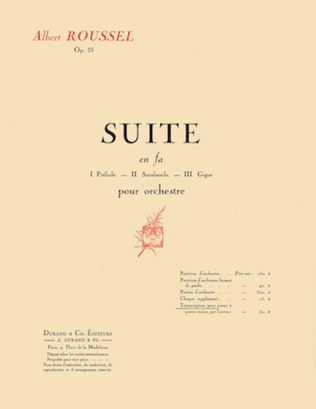 Suite in F, Op. 33