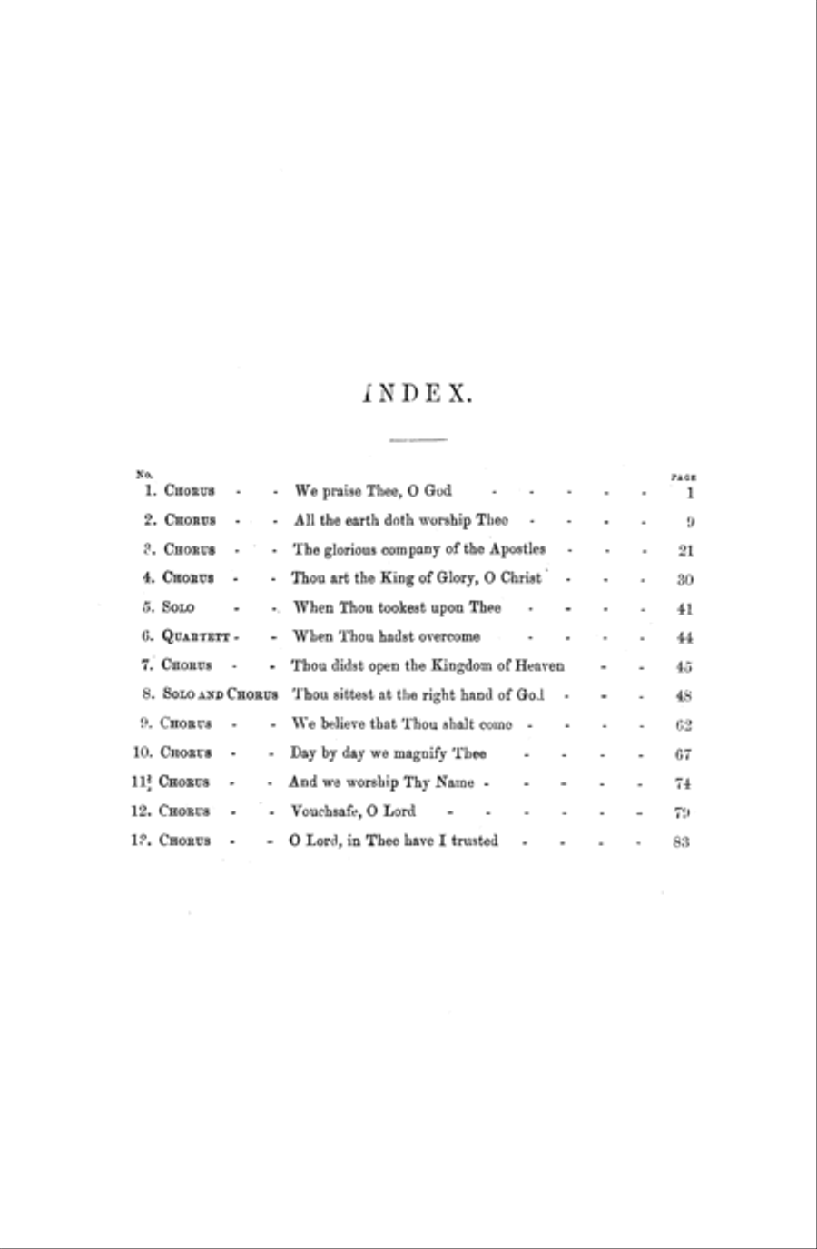 Chandos Te Deum 4-Part scores gallery preview page 5