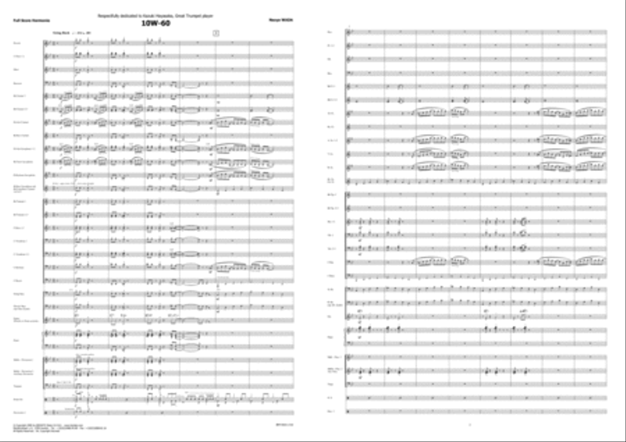 10W-60 10W-60 Concert Band scores gallery preview page 3