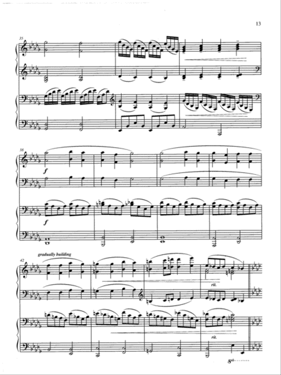 Classic Hymns for 4-Hand Piano, Vol. 1 Piano Accompaniment scores gallery preview page 5