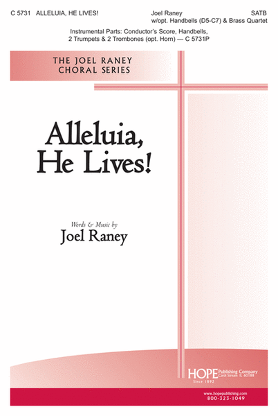 Alleluia, He Lives! (choral octavo) image number null