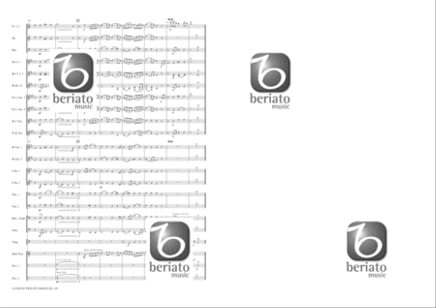 A Collection of Chorales Concert Band scores gallery preview page 36