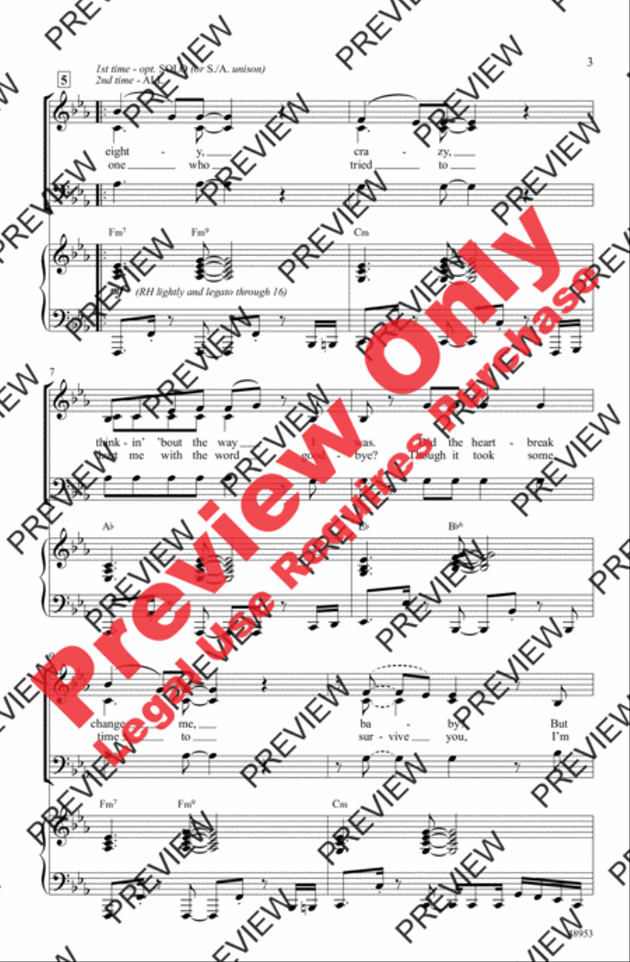 Don't Start Now 3-Part scores gallery preview page 3